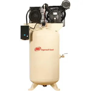 INGERSOLL-RAND 2475N7.5 Electric Air Compressor, 7.5 HP, 80-Gallon Vertical Tank | AD8THA 4M310