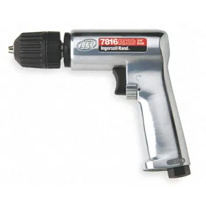 INGERSOLL-RAND 7803RAKC Air Drill, Pistol Style, Industrial Duty Rated, 1/2 Inch Chuck Size | AE4JTB 5LA72