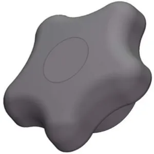 INNOVATIVE COMPONENTS 3GEU2 Star Knob 2 1/4 Inch Blind 1/4-20 | AC9GAW