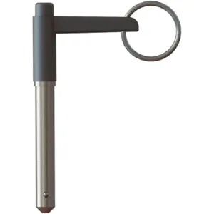 INNOVATIVE COMPONENTS PL6X2500L----X0 Ball Lock Pin L Handle 3/8 x 2.5 Grip Stainless Steel | AA6HMP 13Y939