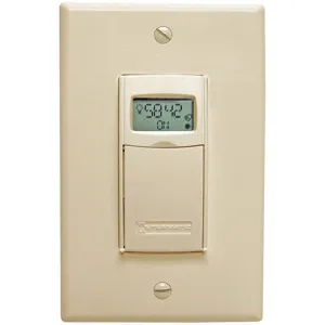 INTERMATIC EI400LAC Timer Electronic Wall Switch 120-277V 20A Light Almond | AE2GUT 4XGV6