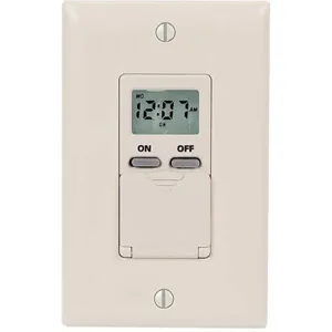 INTERMATIC EI500C Digital Timer 7-Day SPST 120V Ivory | AC9DXL 3FWY9