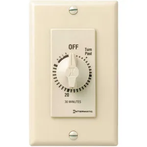 INTERMATIC FD30MH Spring-Wound Timer 0 - 30 Min Ivory | AF7EEJ 20XE93