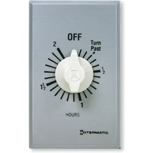 INTERMATIC FF2H Timer Spring Wound 2 Hr SPST Silver | AC9DYF 3FXC2