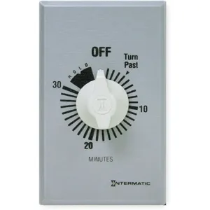 INTERMATIC FF30MH Timer Spring Wound 30 Min SPST Silver | AC9DYA 3FXA6