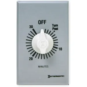 INTERMATIC FF330M Timer Spring Wound 30 Min SPDT Silver | AC9DYB 3FXA7