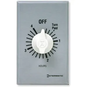 INTERMATIC FF34H Timer Spring Wound 4 Hr SPDT Silver | AC9DYJ 3FXC5