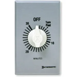 INTERMATIC FF430M Timer Spring Wound 30 Min DPST Silver | AC9DYC 3FXA8