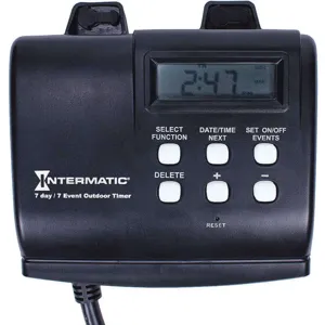 INTERMATIC HB880R Astronomical Timer; Black, 1000 Watt, 120 V, 15 A | AF7EEF 20XE90