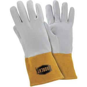 IRONCAT 6130/L Welding Gloves Cowhide Pearl/gold Pr | AF8FTZ 25UN63