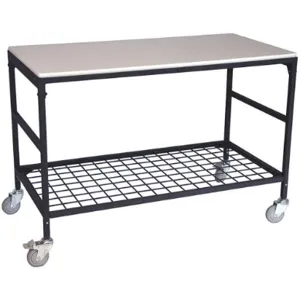 IRSG ERGO-50-K1 Adjustable Mobile Work Table 26 Inch Width | AA7JTR 16A704