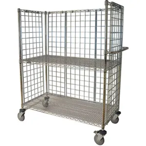 IRSG ITC-2448-54C Wire Cart 24 Inch Width 48 Inch Length Steel | AA7JTN 16A701