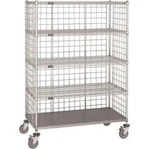 IRSG LC-2460C Wire Cart 24 Inch Width 60 Inch Length Steel | AA7JTZ 16A712