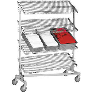 IRSG NT-2448R Nesting Wire Cart 24 Inch Width 48 Inch Length | AE3DFC 5CHV1