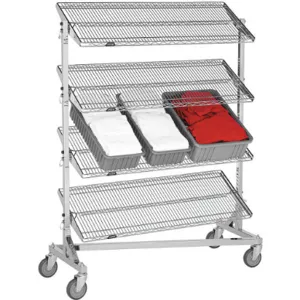 IRSG NT-2448R Nesting Wire Cart 24 Inch Width 48 Inch Length | AE3DFC 5CHV1