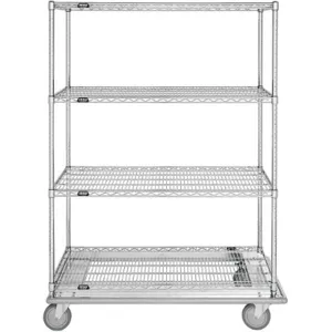 IRSG SS-DB1848-63CF Wire Cart 18 Inch Width 36 Inch Length Steel | AA7JUA 16A713