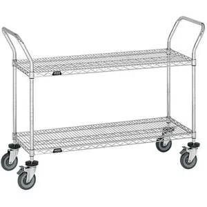 IRSG UC2-1836LZ Utility Cart Capacity 400 Lb 24x18 2 Shelves | AA7JTC 16A689