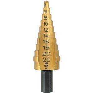 IRWIN INDUSTRIAL TOOLS 16104 Step Drill Bit Set 4mt 10 Hole Sizes | AB6LPT 21Y402