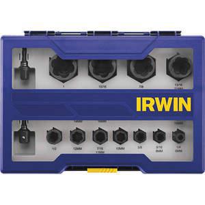 IRWIN INDUSTRIAL TOOLS 1859152 Impact Bolt Extraction Set Square 19pcs. | AF9RYQ 30TK42