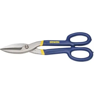 IRWIN INDUSTRIAL TOOLS 22007 Flat Blade Tinner Snip 7 Inch Length 1.5 Inch Cut | AC3RXT 2VU93