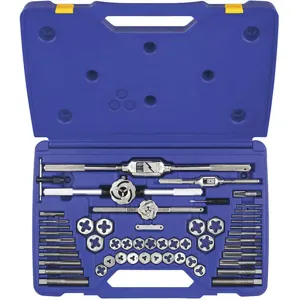 IRWIN INDUSTRIAL TOOLS 24640 Tap And Hex Die Set 53 Pieces | AF4TWH 9K174