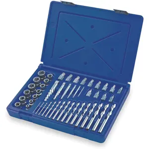 IRWIN INDUSTRIAL TOOLS 3101010 Extractor/drill Set High Speed Steel Cobalt 48 Pcs | AB9QPA 2ETL8