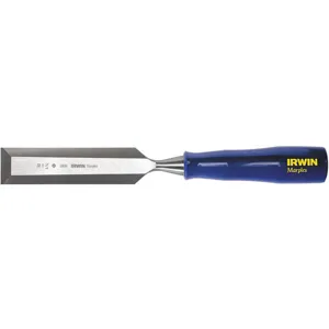 IRWIN INDUSTRIAL TOOLS M444114N Wood Chisel 1-1/4 x 5-1/2 Inch Blue | AB7RGU 23Z264