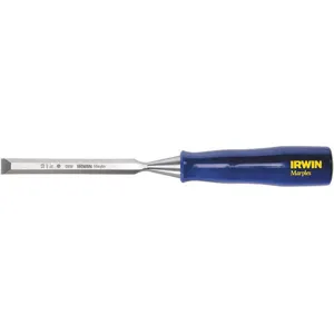 IRWIN INDUSTRIAL TOOLS M44412N Wood Chisel 1/2 x 4-1/2 Inch Blue | AB7RGQ 23Z261