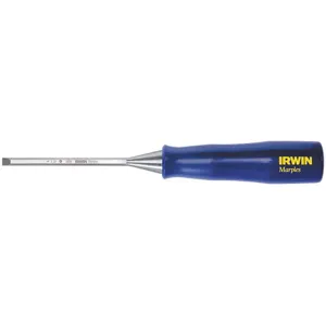 IRWIN INDUSTRIAL TOOLS M44414N Wood Chisel 1/4 x 3-1/2 Inch Blue | AB7RGP 23Z260