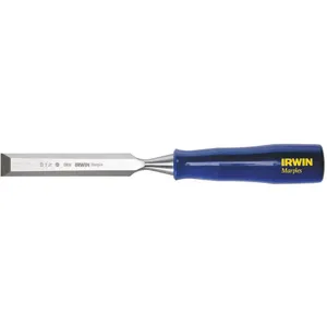 IRWIN INDUSTRIAL TOOLS M4441N Wood Chisel 1 x 4-1/2 Inch Blue | AB7RGT 23Z263