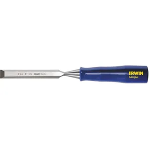 IRWIN INDUSTRIAL TOOLS M44458N Wood Chisel 5/8 x 4-1/2 Inch Blue | AB7RGX 23Z267