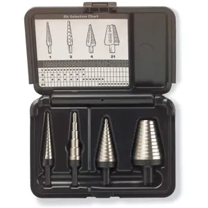 IRWIN INDUSTRIAL TOOLS 10225 Unibit Step Drill Set1 2 4 21 Size | AD3DDV 3YDW5