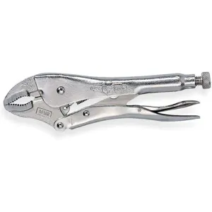 IRWIN INDUSTRIAL TOOLS 10WR Locking Plier Curved 10 Inch With Wire Cutter | AA8TRG 1A421