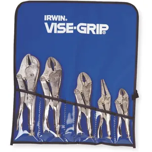 IRWIN INDUSTRIAL TOOLS 538KB Locking Plier Set 5 PC | AD8DHM 4JA66