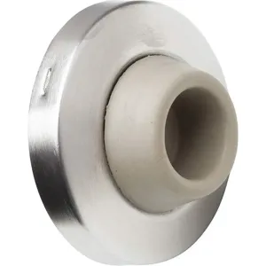 IVES WS406/407CCV US32D Door Stop Silver 1 Inch Length x 2-1/2 Inch Height x 2-1/2 Inch Width | AG2WEB 32MD04