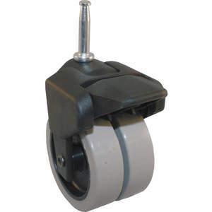 JACOB HOLTZ 305-2XTPR-10-WB Dual Wheel Swivel Caster With Brake 150 Lb 3 In.tpr | AB6TRF 22E784