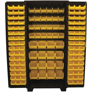 JAMCO DE236-BL Bin Cabinet 78 x 36 x 24 With 136 Bins | AA8KJE 18H139