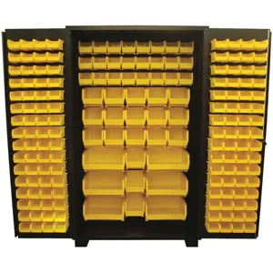 JAMCO DE248-BL Bin Cabinet 78 x 48 x 24 With 176 Bins | AA8KJF 18H140