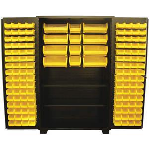 JAMCO DN248-BL Bin Shelf Cabinet 78 x 48 x 24 With 140 Bins | AA8KJK 18H144