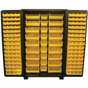 JAMCO DP248-BL Bin Cabinet 78 x 48 x 24 With 155 Bins | AA8KJB 18H136