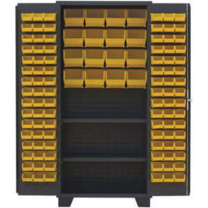 JAMCO DT236-BL Bin Shelf Cabinet 78 x 36 x 24 With 112 Bins | AA8KJN 18H147