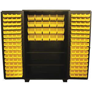 JAMCO DT248-BL Bin Shelf Cabinet 78 x 48 x 24 With 148 Bins | AA8KJP 18H148