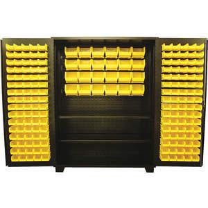 JAMCO DT260-BL Bin Shelf Cabinet 78 x 60 x 24 With 184 Bins | AA8KJQ 18H149