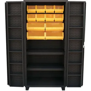 JAMCO DW236-BL Bin Shelf Cabinet 78 x 36 x 24 With 12 Bins | AA8KKD 18H161