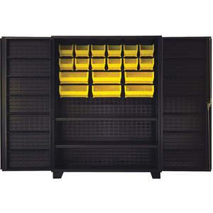 JAMCO DW260-BL Bin Shelf Cabinet 78 x 60 x 24 With 18 Bins | AA8KKF 18H163