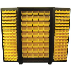 JAMCO DZ248-BL Bin Cabinet 78 x 48 x 24 With 173 Bins | AA8KHX 18H132