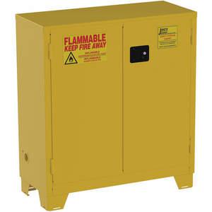 JAMCO FM30 Sicherheitsschrank für brennbare Stoffe, 30 Gallonen, Gelb | AA8TFC 19T281