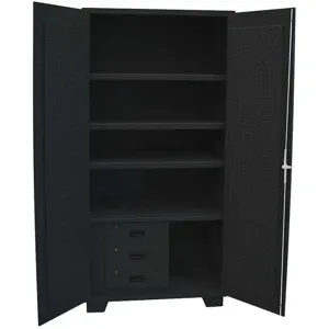 JAMCO GV236-BL Storage Cabinet 14 Gauge 78 Inch H 36 Inch Width | AA8KHG 18H118