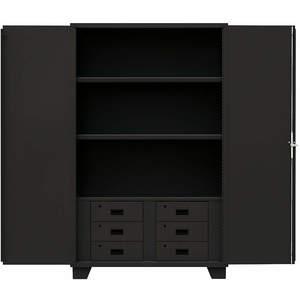 JAMCO HG236-BL Storage Cabinet 14 Gauge 78 Inch H 36 Inch Width | AA8KEY 18H058