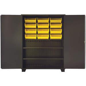 JAMCO HH260-BL Bin Shelf Cabinet 78 x 60 x 24 With 12 Bins | AA8KGM 18H099